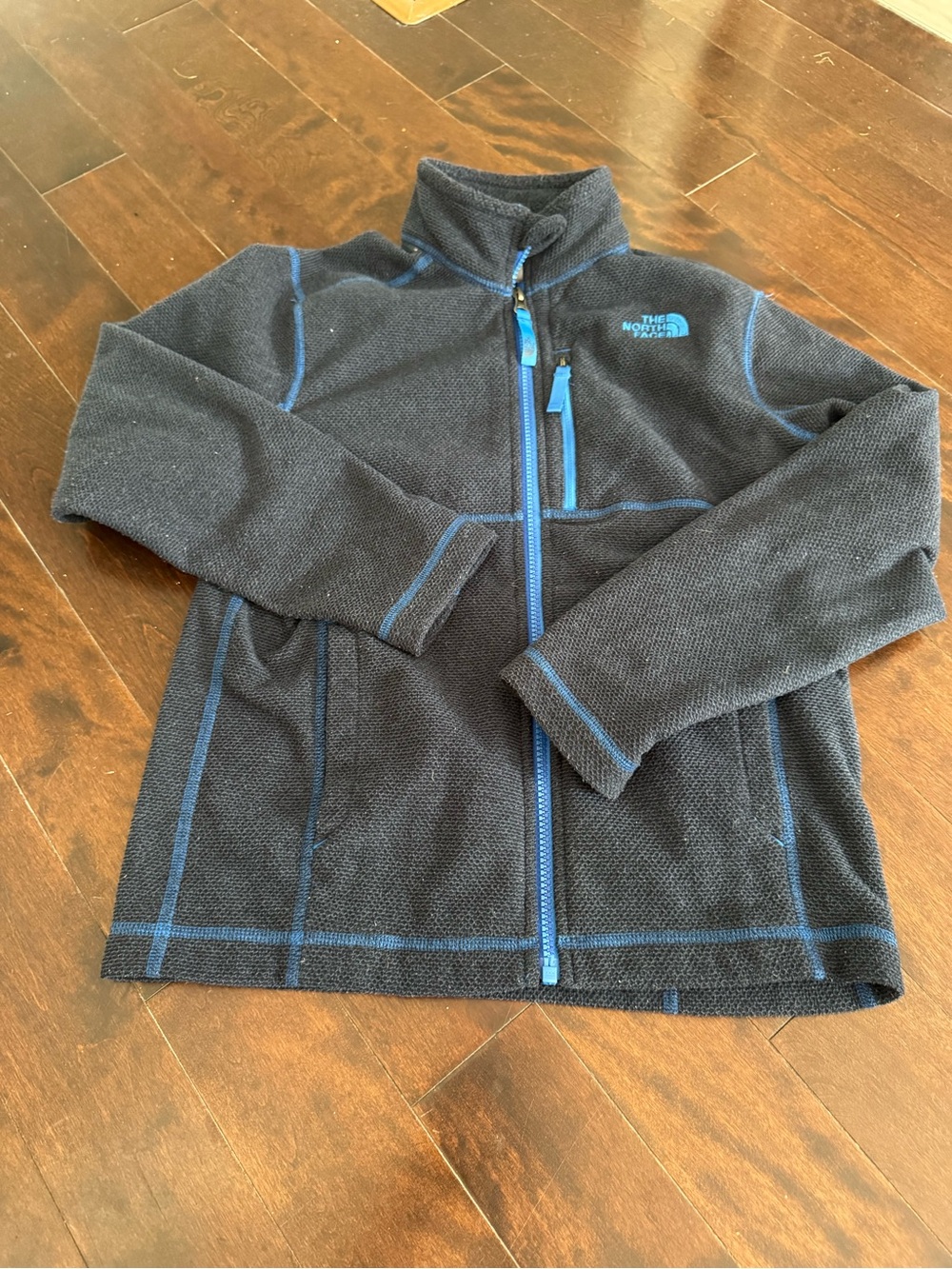 The North Face Kids Navy Jacket with Blue Trim